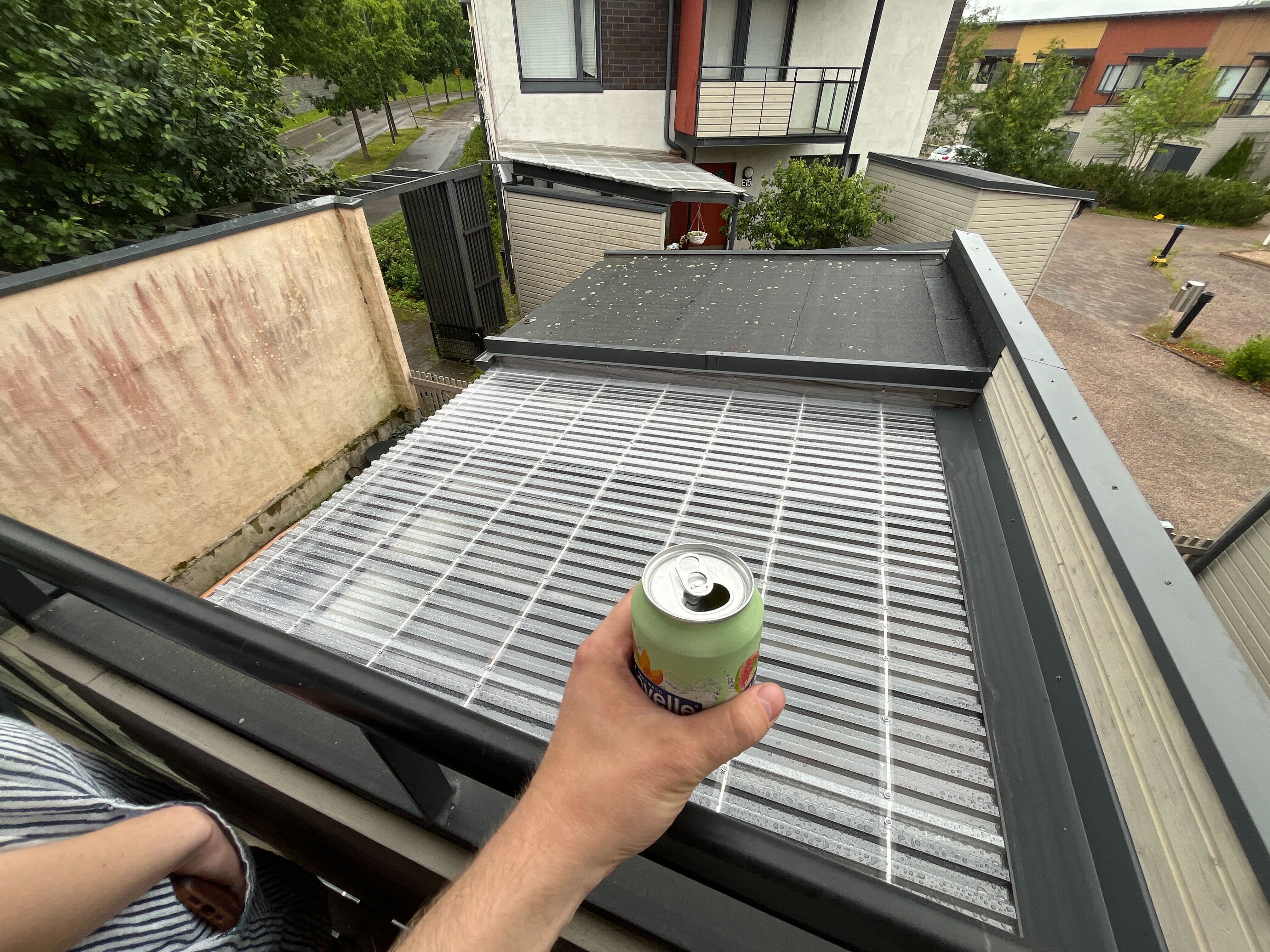 Complete sunroof