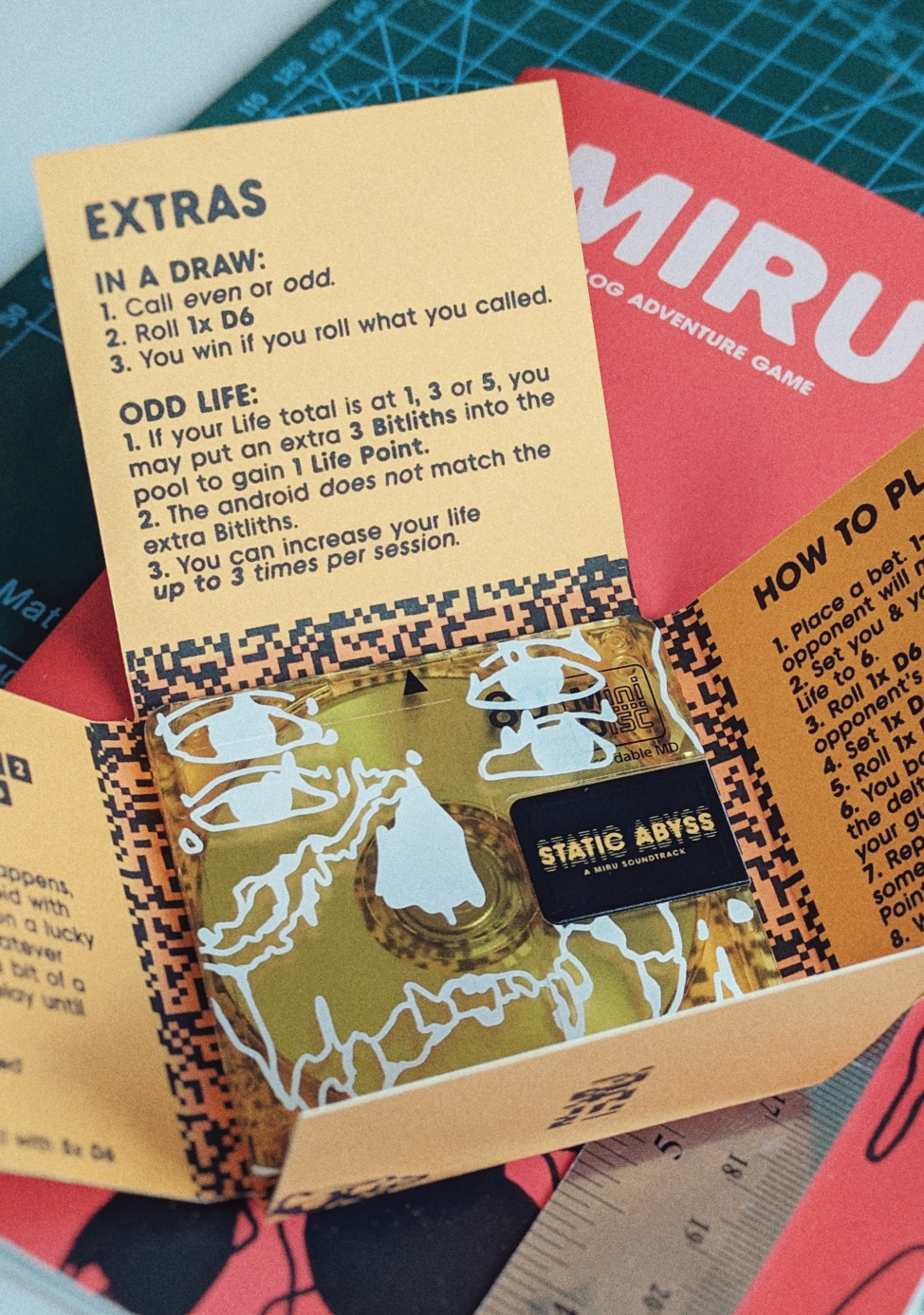 A photo of the Static Abyss minidisk in its enclosure