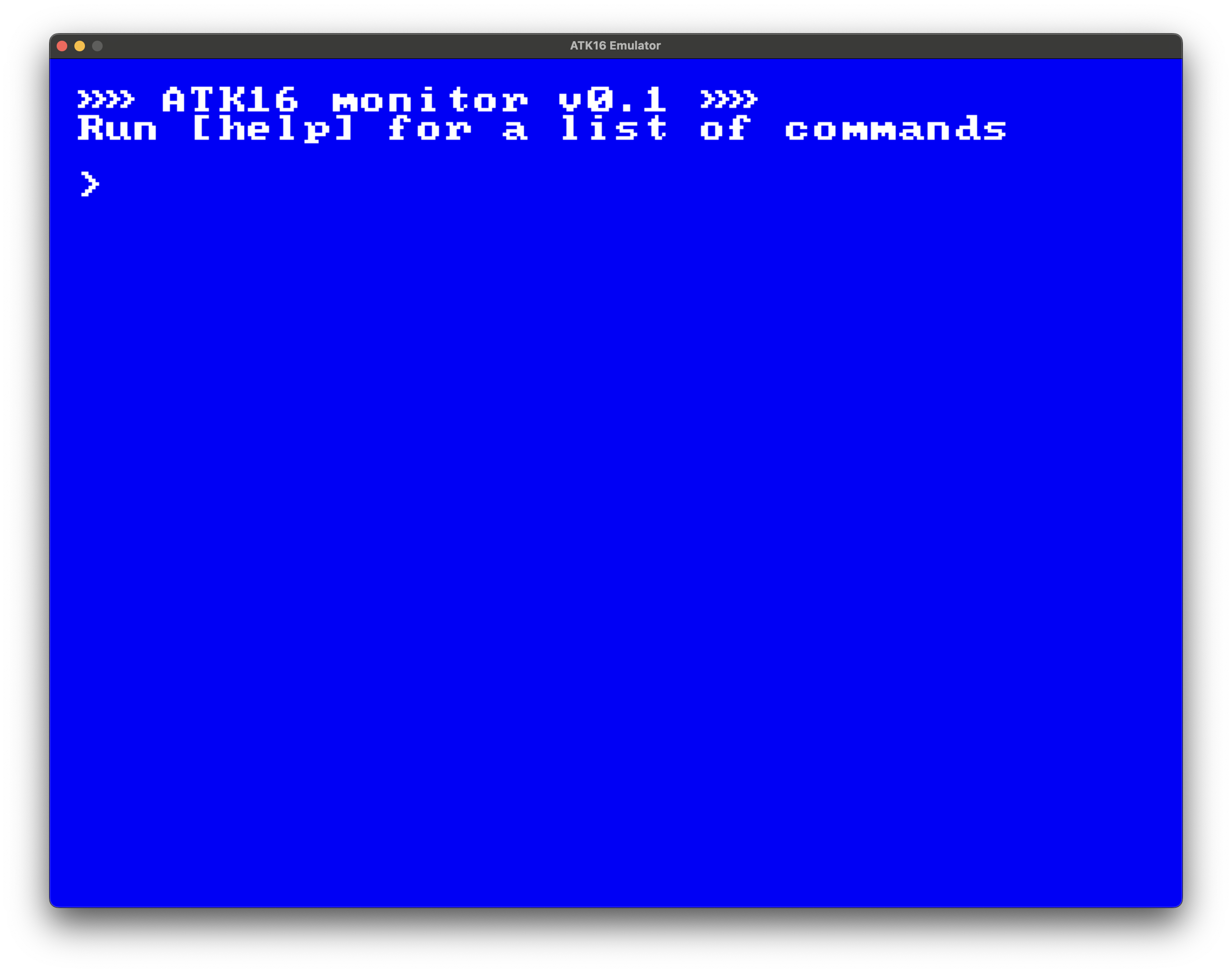A screenshot of a text mode program displaying a work-in-progress hardware monitor